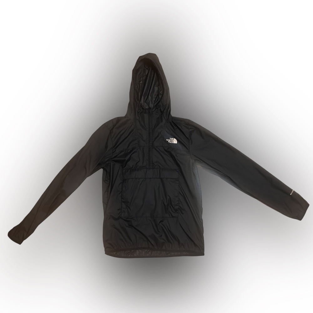 The North Face Fanorak Packable Windbreaker Black Jacket Water Repellent Men’s S